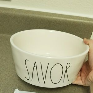 Rae Dunn LARGE DOG BOWL